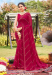 Picture of Graceful Georgette & Silk Dark Red Saree