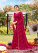 Picture of Graceful Georgette & Silk Dark Red Saree