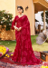 Picture of Pretty Georgette & Silk Maroon Saree