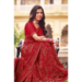 Picture of Graceful Georgette Maroon Saree