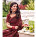 Picture of Excellent Georgette Maroon Saree