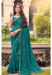 Picture of Pleasing Georgette Teal Saree