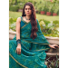 Picture of Pleasing Georgette Teal Saree