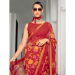 Picture of Ideal Georgette Brown Saree