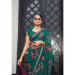 Picture of Ideal Georgette Teal Saree