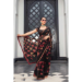 Picture of Graceful Georgette Black Saree