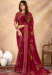 Picture of Fascinating Georgette Maroon Saree