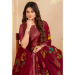 Picture of Fascinating Georgette Maroon Saree