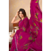 Picture of Sublime Georgette Purple Saree