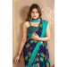 Picture of Statuesque Georgette Midnight Blue Saree