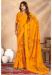 Picture of Superb Georgette Orange Saree