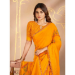 Picture of Superb Georgette Orange Saree