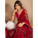 Picture of Admirable Georgette Maroon Saree