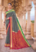 Picture of Sightly Silk Dark Slate Grey Saree