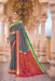 Picture of Sightly Silk Dark Slate Grey Saree