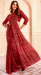 Picture of Magnificent Georgette & Silk Indian Red Saree