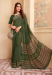 Picture of Radiant Georgette & Silk Dark Olive Green Saree