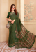 Picture of Radiant Georgette & Silk Dark Olive Green Saree