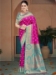 Picture of Elegant Silk Medium Violet Red Saree