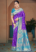 Picture of Wonderful Silk Dark Orchid Saree