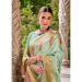 Picture of Fine Silk Dark Sea Green Saree