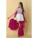 Picture of Ideal Georgette Off White Readymade Salwar Kameez