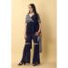 Picture of Georgette Dark Slate Grey Readymade Salwar Kameez