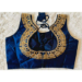 Picture of Beautiful Silk Navy Blue Designer Blouse