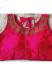 Picture of Elegant Silk Dark Red Designer Blouse