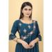 Picture of Ideal Georgette Dark Slate Grey Readymade Gown