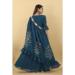 Picture of Ideal Georgette Dark Slate Grey Readymade Gown