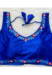 Picture of Admirable Silk Navy Blue Designer Blouse