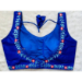 Picture of Admirable Silk Navy Blue Designer Blouse