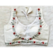 Picture of Elegant Silk Off White Designer Blouse