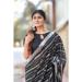 Picture of Good Looking Chiffon & Georgette Black Saree