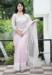 Picture of Delightful Chiffon & Georgette Gainsboro Saree