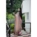 Picture of Well Formed Chiffon & Georgette Rosy Brown Saree