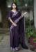 Picture of Bewitching Chiffon & Georgette Purple Saree