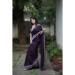 Picture of Bewitching Chiffon & Georgette Purple Saree