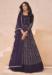 Picture of Georgette Dark Slate Grey Anarkali Salwar Kameez