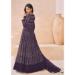 Picture of Georgette Dark Slate Grey Anarkali Salwar Kameez