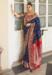 Picture of Magnificent Silk Midnight Blue Saree