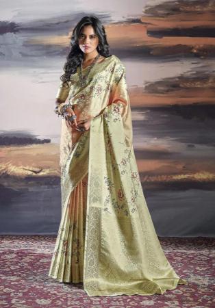 Picture of Comely Silk Sienna Saree