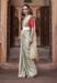 Picture of Amazing Satin & Silk Grey Saree