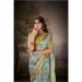 Picture of Radiant Cotton & Silk Dark Sea Green Saree