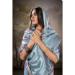 Picture of Stunning Cotton & Silk Cadet Blue Saree