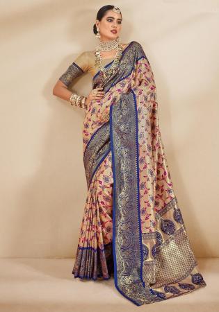 Picture of Radiant Silk Dark Khaki Saree