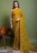 Picture of Stunning Chiffon Dark Orange Saree