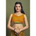 Picture of Stunning Chiffon Dark Orange Saree