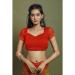 Picture of Resplendent Chiffon Red Saree